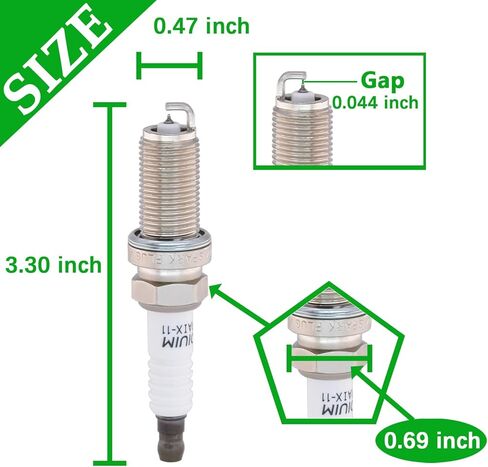 إيريديوم سبارك بلج 6 حزم LF5AIX11 LFR5AIX11 متوافق مع V6 Xterra Murano Maxima Altima Quest Pathfinder Frontier 350Z QX4 M35 I35 G35 FX35 Rondo Magentis Borrego in Kuwait