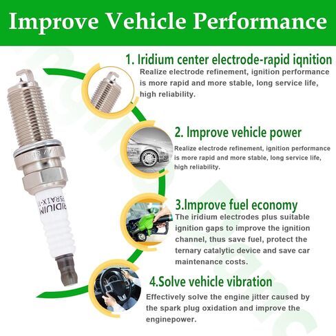 إيريديوم سبارك بلج 6 حزم LF5AIX11 LFR5AIX11 متوافق مع V6 Xterra Murano Maxima Altima Quest Pathfinder Frontier 350Z QX4 M35 I35 G35 FX35 Rondo Magentis Borrego in Kuwait
