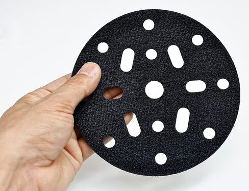 2 حزمة من 2 فتحة بخطاف وحلقة ممتازة لصنفرة السنفرة من أجل آلات الصنفرة المدارية العشوائية من فيستول، 17 فتحة لتراكم الغبار، واقي وسادة سنفرة متعددة الفتحات in Kuwait