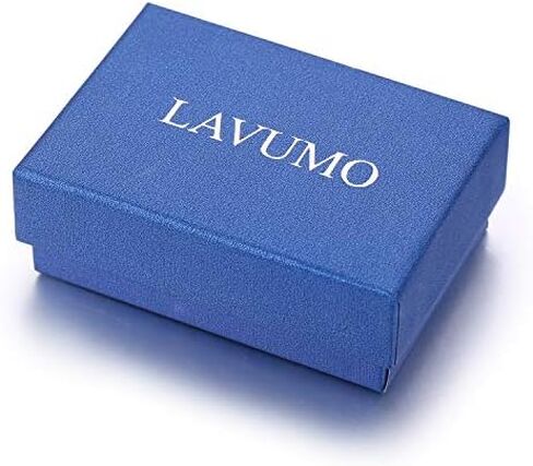 LAVUMO King and Queen Rings for Couples - 2pcs His Hers Stainless Steel Matching Ring Sets for Him and Her - Promise Engagement Wedding Band Black Comfort Fit in Kuwait