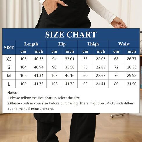 Viatabuna سراويل البضائع النسائية مع 8 جيوب عالية الخصر فضفاضة مريحة تناسب Y2k واسعة الساق سراويل تقليدية ملابس الشارع الشهير in Kuwait