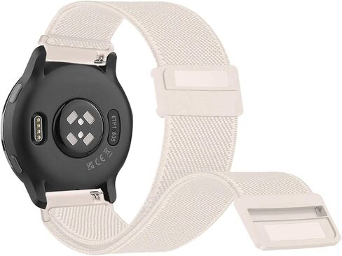 Abanen 20mm Elastic Watch Band with Magnetic Closure for Garmin Vivoactive 5 / Venu Sq/Venu 2 Plus, Loop Soft Nylon Lightweight Stretchy Wristband Strap for Vivomove Sport/Vivoactive 3 in Saudi Arabia