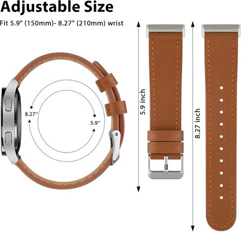 حزام ساعة جلدي متوافق مع Garmin Venu Sq/Venu 2 Plus/Venu/Vivoactive 3 Band Women Men، استبدال سوار معصم جلدي لساعة Garmin Vivomove Sport/Forerunner 645/245 الموسيقية in Saudi Arabia