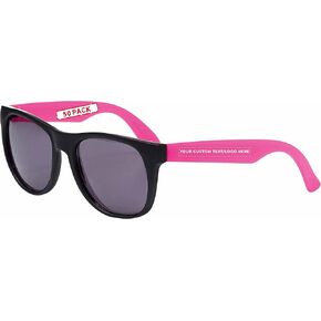 DISCOUNT PROMOS Junie Kid Size Plastic Sunglasses Pack - Lenses UV Protection, Beach Glasses in Kuwait
