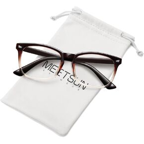 نظارات MEETSUN الزرقاء لحجب الضوء، مضادة للصداع الناتج عن إجهاد العين (نوم أفضل)، نظارات قراءة الكمبيوتر، عدسات UV400 in Kuwait