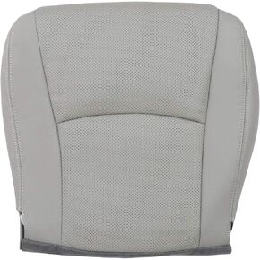 SecosAutoparts Gray Front Driver Side Bottom Perforated Microfiber Leather Seat Cover Replacement Compatible with Toyota Highlander 2008 2009 2010 2011 2012 2013 in Kuwait