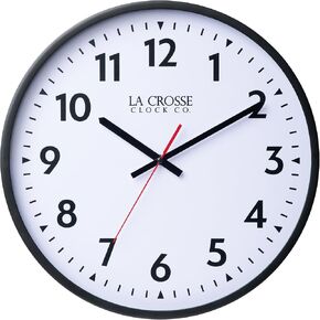 ساعة حائط تناظرية تجارية بتقنية المعلومات مقاس 13 بوصة من LaCrosse 404-2636-INT in Kuwait