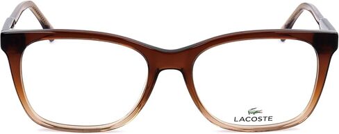 Lacoste L2870 210 Brown Brown Tradient Rectangle eyglasses for Womens in Saudi Arabia