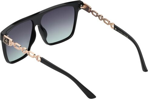 جيسيكا سيمبسون للسيدات J6194 النظارات الشمسية مربعة درع عصرية مع حماية UV400. هدايا جلام لها ، 148 ملم in Saudi Arabia