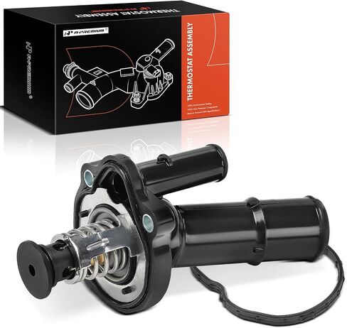 A-Premium Engine Coolant Thermostat Housing Assembly with O-ring Compatible with Ford Explorer 2016-2019, Escape 2017-2019, Fusion, Focus, Edge, Mustang, EcoSport, Transit Connect & Lincoln MKZ, MKC in Saudi Arabia