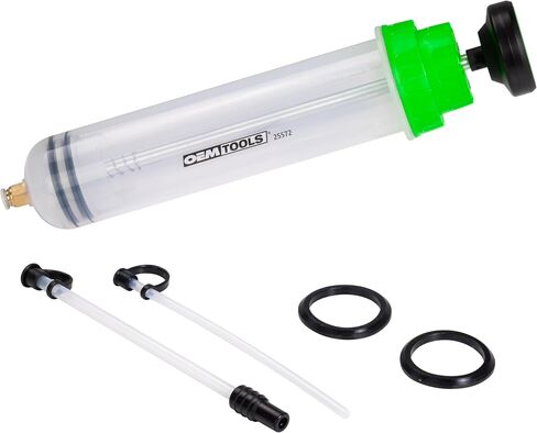 OEMTOOLS 25572 500cc Fluid Extractor and Filling Pump, Oil Extractor Pump for Brake, Oil, Transmission, and Power Steering Service, Dual Scale and Translucent Cylinder in Saudi Arabia