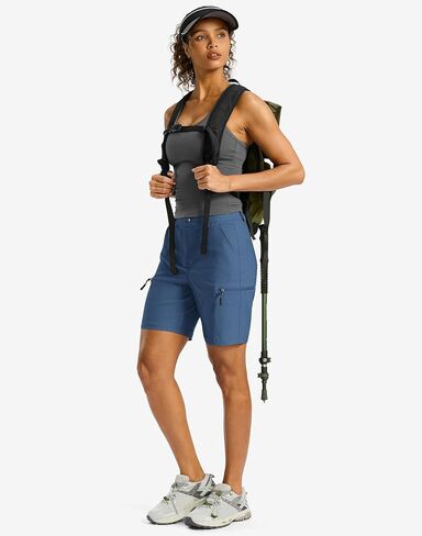 G Gradual Women's 7"/9" Hiking Cargo Shorts Quick Dry Lightweight Golf Outdoor Work Summer Travel Shorts with Pockets in Saudi Arabia