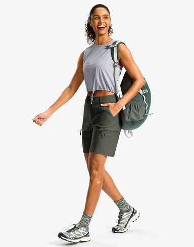 G Gradual Women's 7" Hiking Cargo Shorts Quick Dry Lightweight Golf Outdoor Work Summer Travel Shorts with Pockets in Saudi Arabia