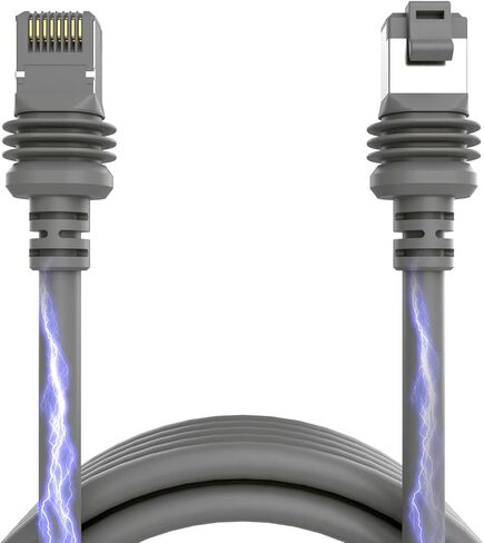 Cable for Starlink Gen3 Ethernet Cable for Starlink Standard Replacement Cable Waterproof Outdoor Grey (15M/50FT) in Kuwait