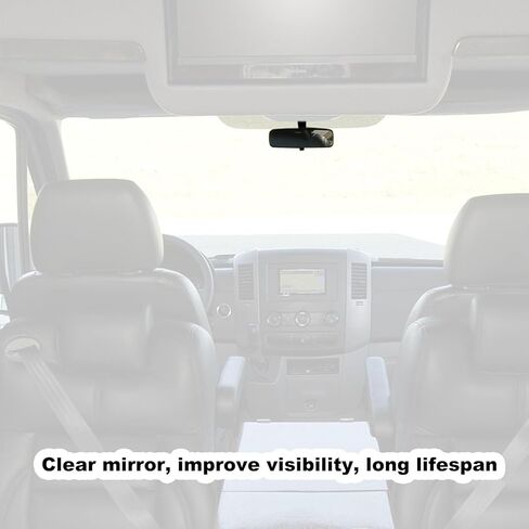 Rear View Mirror, 6398100517 Interior Rearview Mirror, Universal Car Inner Rear View Mirror Assembly for Sprinter 2500 3500 2007‑2021, Black in Saudi Arabia