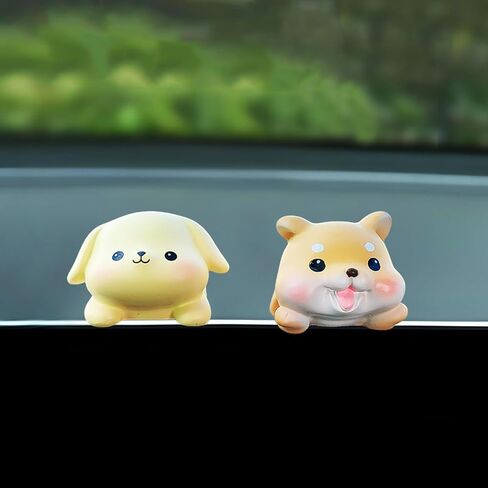 Cute Animal Rear View Mirror Accessories, Car Center Screen Decoration Dashboard Ornament, Car Accessories Interior for Women/Men Computer Monitor Decor in Saudi Arabia