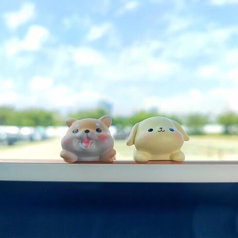 Cute Animal Rear View Mirror Accessories, Car Center Screen Decoration Dashboard Ornament, Car Accessories Interior for Women/Men Computer Monitor Decor in Saudi Arabia