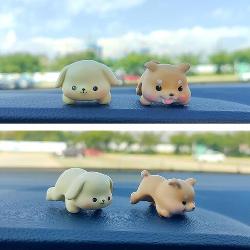 Cute Animal Rear View Mirror Accessories, Car Center Screen Decoration Dashboard Ornament, Car Accessories Interior for Women/Men Computer Monitor Decor in Saudi Arabia