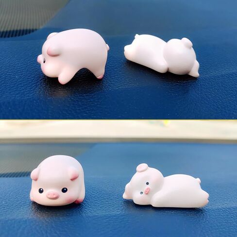 Cute Animal Rear View Mirror Accessories, Car Center Screen Decoration Dashboard Ornament, Car Accessories Interior for Women/Men Computer Monitor Decor in Saudi Arabia