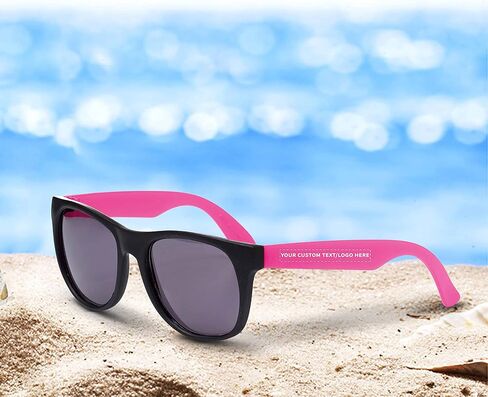 DISCOUNT PROMOS Junie Kid Size Plastic Sunglasses Pack - Lenses UV Protection, Beach Glasses in Saudi Arabia