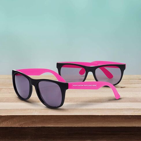 DISCOUNT PROMOS Junie Kid Size Plastic Sunglasses Pack - Lenses UV Protection, Beach Glasses in Saudi Arabia
