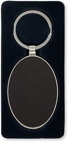 LaserGram Oval Keychain, Sailboat, Personalized Engraving Included (Metal Frame) in Kuwait