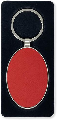 LaserGram Oval Keychain, Sailboat, Personalized Engraving Included (Metal Frame) in Kuwait