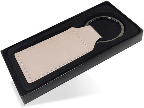 LaserGram Rectangle Keychain, Flag of Guatemala, Personalized Engraving Included in Saudi Arabia