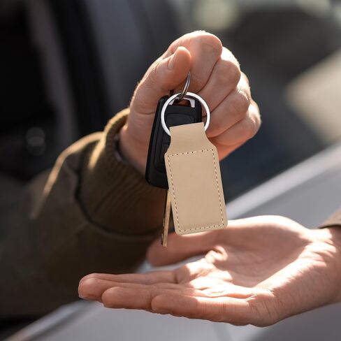 LaserGram Rectangle Keychain, Flag of Guatemala, Personalized Engraving Included in Saudi Arabia