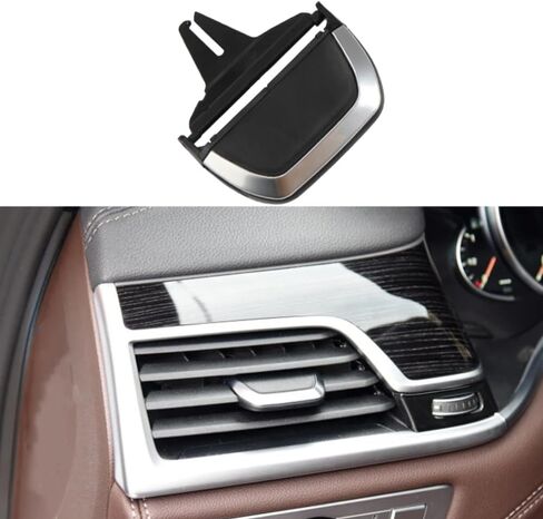 1pc Air Conditioning Vent Outlet Clip for BMW G12 7 Series 2016-2021 Auto Parts 64229312288 64229299501(Black-Front) in Saudi Arabia