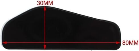 Front Bumper Headlight Washer Spray Nozzle Jet Cover Cap for BMW 3 Series E46 1997 1998 1999 200-2005 61677066847 61677066848(Black-LH Set) in Saudi Arabia