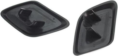 68078290AB 68078291AB Front Bumper Headlight Washer Spray Nozzle Jet Cover Cap Fits for Jeep Grand Cherokee 2011 2012 2013(Black-Set) in Saudi Arabia