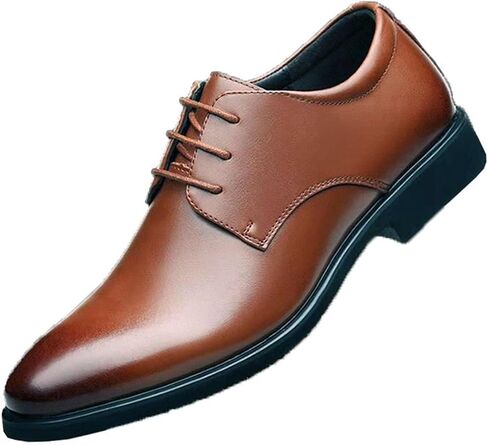 Dress Shoes for Men Men's Quality Cowhide Leather Business Shoes Extra Size, Soft Split Leather for Comfort in Saudi Arabia