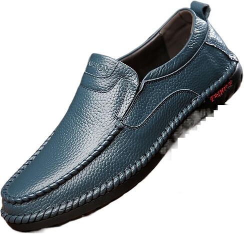 Dress Shoes for Men Men's Genuine Leather Driving Shoes Soft Anti-Slip Spring Footwear for Comfort and Style in Saudi Arabia