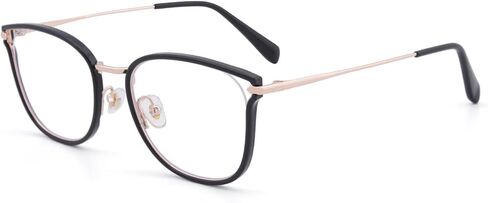 نظارات GUDVUE Blue Light، نظارات بيضاوية خفيفة الوزن للغاية، نظارات قراءة الكمبيوتر / الألعاب / التلفزيون / الهواتف للنساء / الرجال، مضادة للوهج / UV400 / إجهاد العين، بيضاوية/Pupple in Kuwait