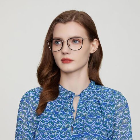 نظارات GUDVUE Blue Light، نظارات بيضاوية خفيفة الوزن للغاية، نظارات قراءة الكمبيوتر / الألعاب / التلفزيون / الهواتف للنساء / الرجال، مضادة للوهج / UV400 / إجهاد العين، بيضاوية/Pupple in Kuwait