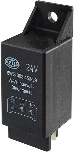 Hella 5wg 002 450-291 Relay ، Wipe-/Wash الفاصل الزمني - موصل 24 فولت - 6 دبوس - مع حامل in Saudi Arabia