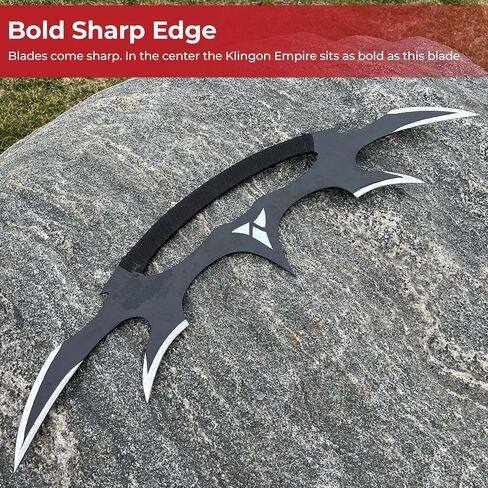 MedievalDepot Star Klingon Bat'leth Sword - Premium Carbon Steel - 28 Inches - Display or Cosplay in Kuwait