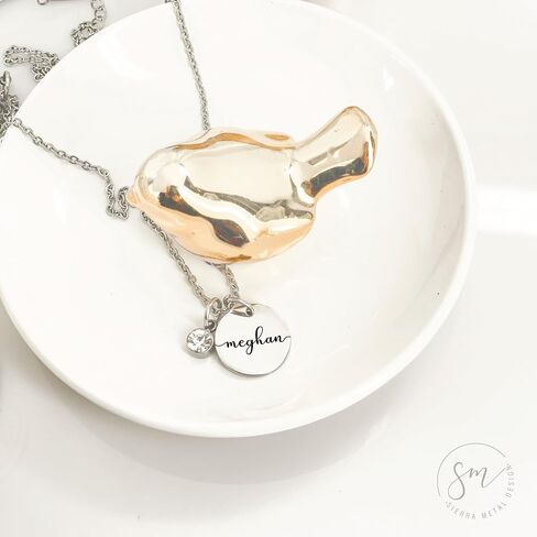 Personalized Birthstone Necklace | Custom Name Necklace | Girlfriend Gift | Friend Necklace for Women | Kinsley Birthstone Necklace Custom KINSLEY-BS-DISC in Saudi Arabia