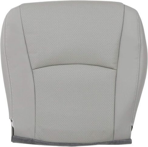 SecosAutoparts Gray Front Driver Side Bottom Perforated Microfiber Leather Seat Cover Replacement Compatible with Toyota Highlander 2008 2009 2010 2011 2012 2013 in Kuwait