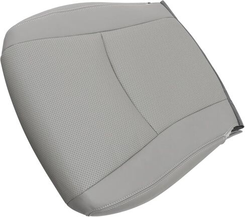 SecosAutoparts Gray Front Driver Side Bottom Perforated Microfiber Leather Seat Cover Replacement Compatible with Toyota Highlander 2008 2009 2010 2011 2012 2013 in Kuwait