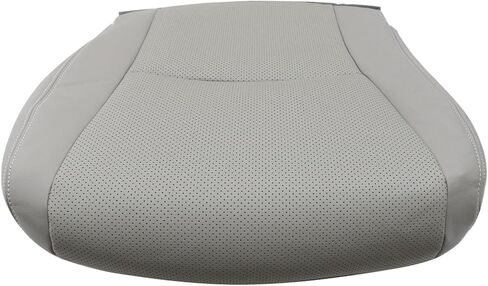 SecosAutoparts Gray Front Driver Side Bottom Perforated Microfiber Leather Seat Cover Replacement Compatible with Toyota Highlander 2008 2009 2010 2011 2012 2013 in Kuwait