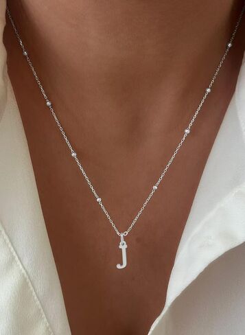 Initial Necklaces for Women Dainty Gold Letter Pendant Necklace 14k Gold Plated A-Z Name Necklaces Cute Charm Choker Necklace Fashion Accessories Non Tarnish Trendy Jewelry Gift in Saudi Arabia