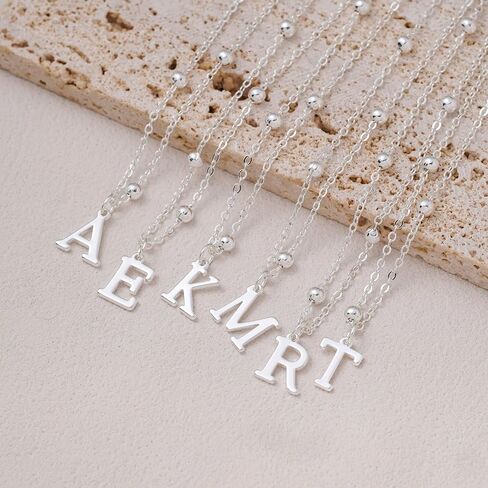 Initial Necklaces for Women Dainty Gold Letter Pendant Necklace 14k Gold Plated A-Z Name Necklaces Cute Charm Choker Necklace Fashion Accessories Non Tarnish Trendy Jewelry Gift in Saudi Arabia