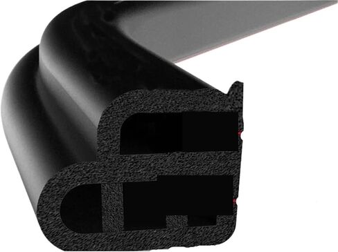 Car Door Rubber Seal Strips Auto Double Layer Sealing Stickers For Door Trunk Sound Insulation Weatherstrip Interior Accessories(30M) in Saudi Arabia
