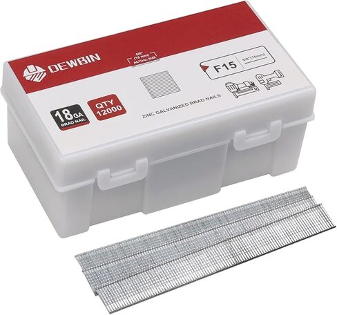 18 Gauge Brad Nails, 6000 Counts 1-1/4-inch 18 GA Brad Nails, Galvanized Nails for Nail Gun, Finishing Nail Gun Nails for Pneumatic, Electric Brad Nailer Gun in Kuwait