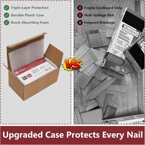 18 Gauge Brad Nails, 6000 Counts 1-1/4-inch 18 GA Brad Nails, Galvanized Nails for Nail Gun, Finishing Nail Gun Nails for Pneumatic, Electric Brad Nailer Gun in Kuwait