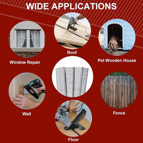 18 Gauge Brad Nails, 6000 Counts 1-1/4-inch 18 GA Brad Nails, Galvanized Nails for Nail Gun, Finishing Nail Gun Nails for Pneumatic, Electric Brad Nailer Gun in Kuwait