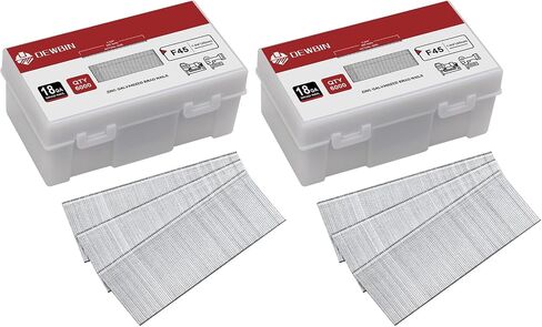 18 Gauge Brad Nails, 6000 Counts 1-1/4-inch 18 GA Brad Nails, Galvanized Nails for Nail Gun, Finishing Nail Gun Nails for Pneumatic, Electric Brad Nailer Gun in Kuwait