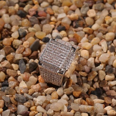 14K Gold Square Moissanite Ring, Celebrate Achievements, Impressive Gift for Men's Milestones in Saudi Arabia